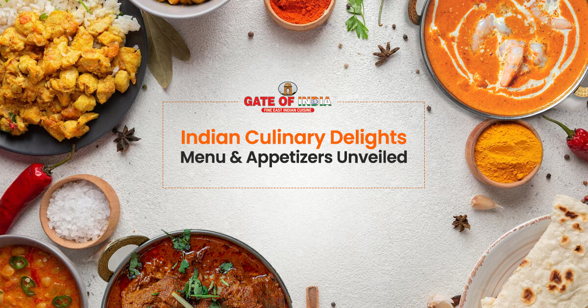 Gate of India Calgary culinary delights with chicken curry, prawn curry, naan, and spices