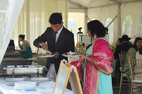 Catering food
